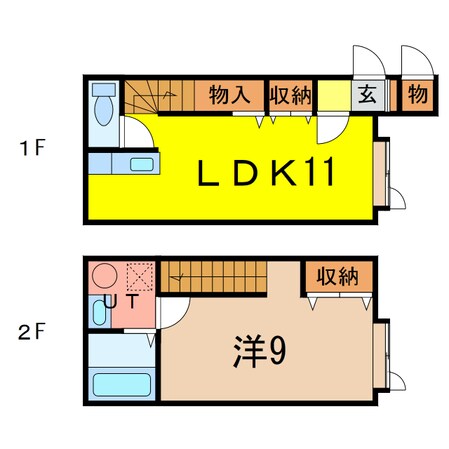 ゆかるⅡの物件間取画像